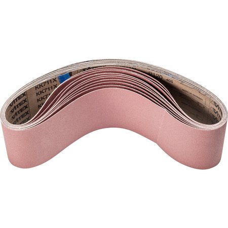 PFERD Coated Belt, Al/Oxd, 4"x36", 120 Grit, Coated, 4" W, 36" L, 120 Grit, Aluminum Oxide 49378